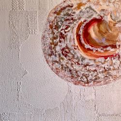 Empremta del silenci.    100 x 100 cm