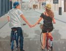 in the city