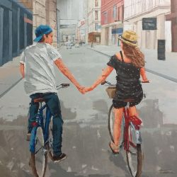 in the city