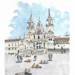placa del obradoiro