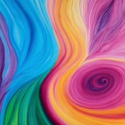 Colors en fluxe 73cm x 53 cm