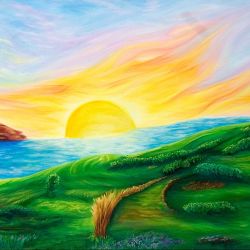 Primavera Onírica  50 cm x 100 cm