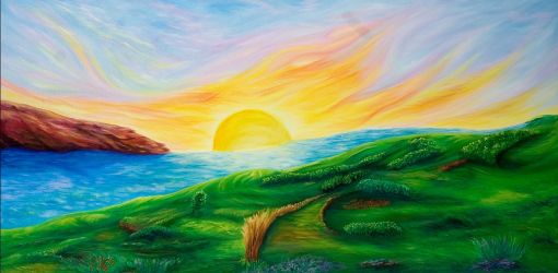 Primavera Onírica  50 cm x 100 cm