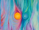 Ying Yang on play  100 cm x 73 cm
