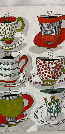 12x24 cm  tasses